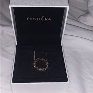 Pandora Jewelry - Reversible pandora circle necklace. Pandora Jewelry - Reversible pandora circle necklace.